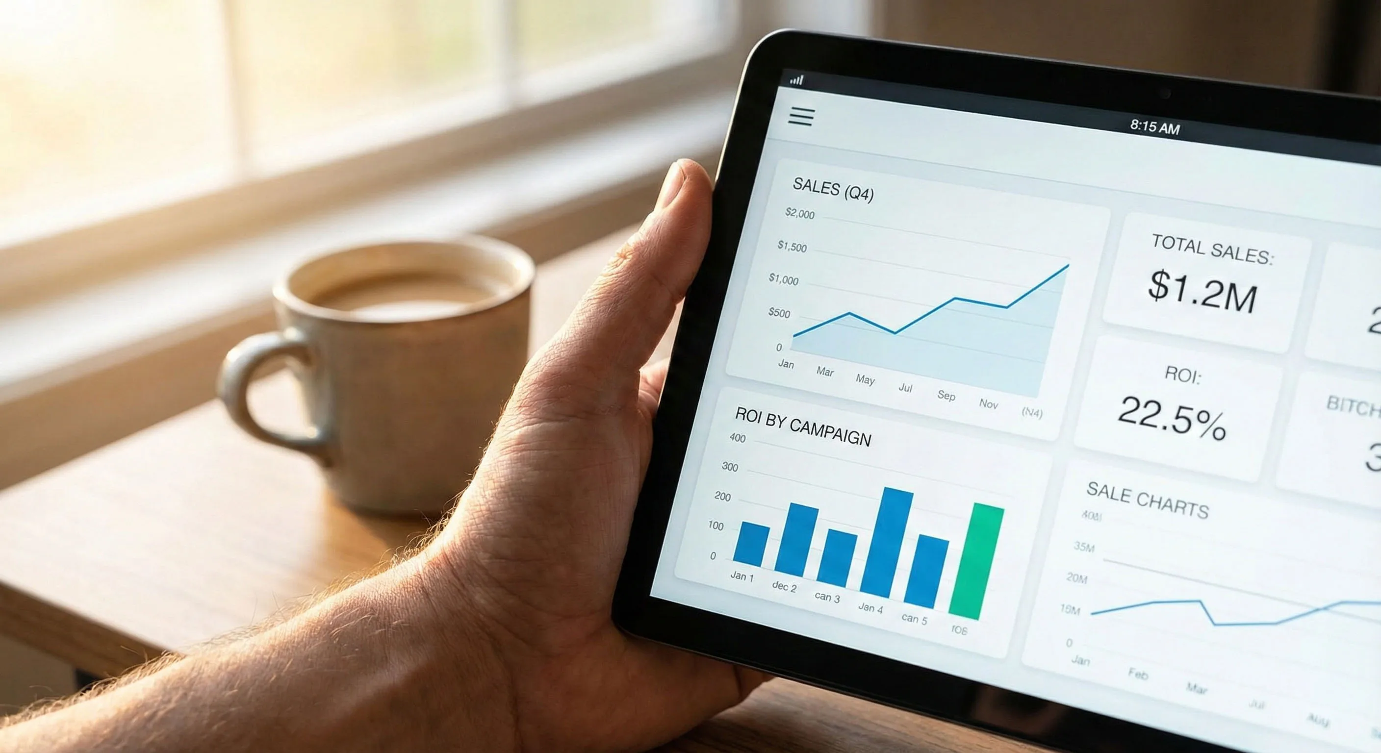 Dashboard de métricas y ROI de automatización